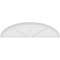 Ekena Millwork Elliptical 3 Spoke Architectural Grade PVC Pediment, 72"W x 19"H x 2"P PEDPS072X190ELL03 - alternate 3